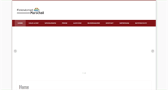 Desktop Screenshot of feriendomizil-marschall.de