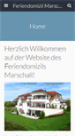 Mobile Screenshot of feriendomizil-marschall.de